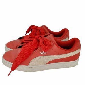 PUMA Basket Heart DE Women's Sz 8 - Red, White